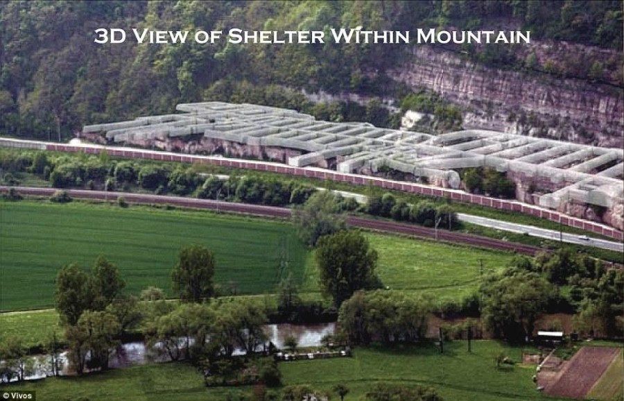 圖為堡壘外觀的3D效果圖。