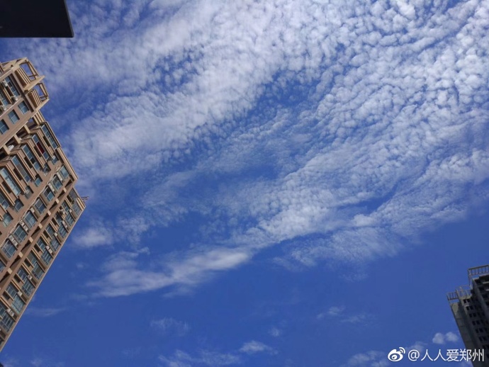 又被鄭州的藍(lán)天刷屏！隨便一拍就是手機(jī)壁紙