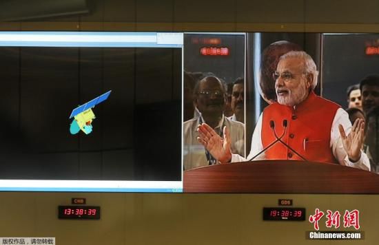 當(dāng)?shù)貢r(shí)間9月24日，經(jīng)過(guò)近300天的航行，印度“曼加里安”號(hào)火星探測(cè)器成為了抵達(dá)火星的首個(gè)亞洲國(guó)家的