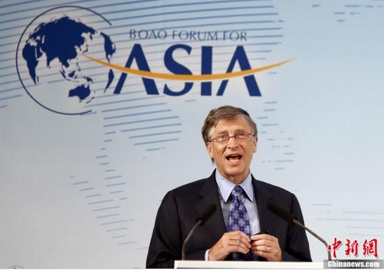 資料圖：美國首富比爾·蓋茨。中新社發(fā) 張浩 攝