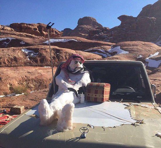 　一位宗教學(xué)者稱堆雪人褻瀆伊斯蘭教，引發(fā)眾多網(wǎng)友不滿。（網(wǎng)頁截圖）