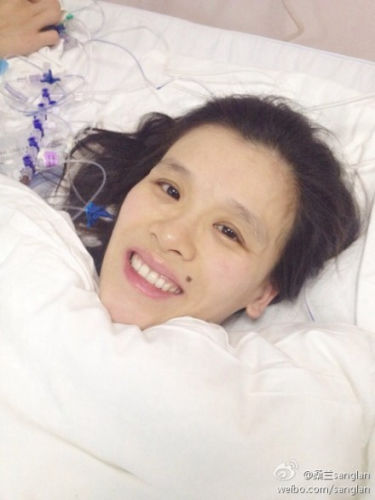 　圖片來源;桑蘭微博。