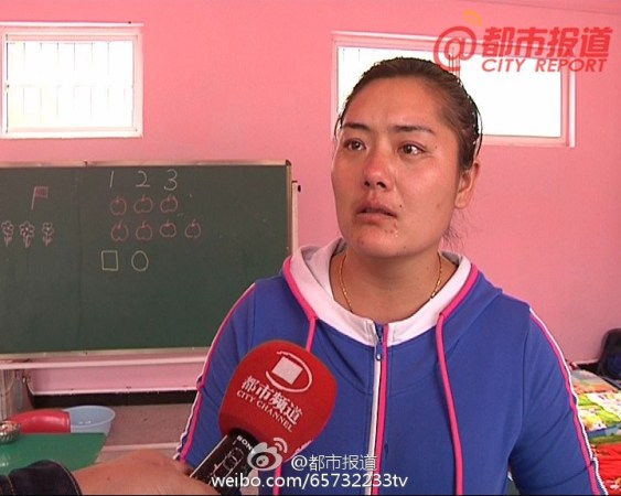 當事老師接受采訪時表示很委屈。