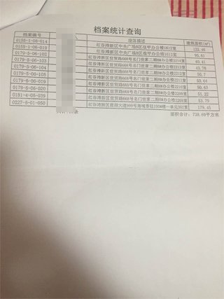 南昌中級人民法院一法官證實，他從南昌市房管局調(diào)出徐林保及其家人名下的部分房產(chǎn)信息表。