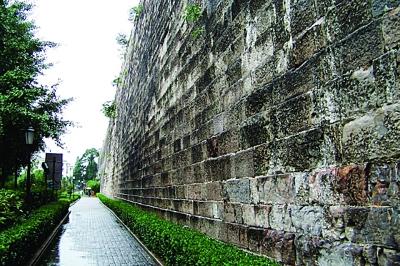 　　東水關(guān)處的城墻。資料圖片