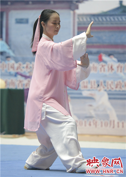 太極拳發(fā)源地齊聚英豪 全國公開賽上各展風(fēng)流