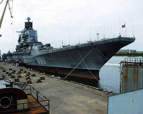 　資料圖：“戈?duì)柺部品颉碧?hào)航母。