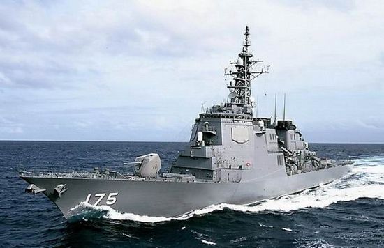 資料圖：日本宙斯盾級導(dǎo)彈驅(qū)逐艦妙高號(DD175)。