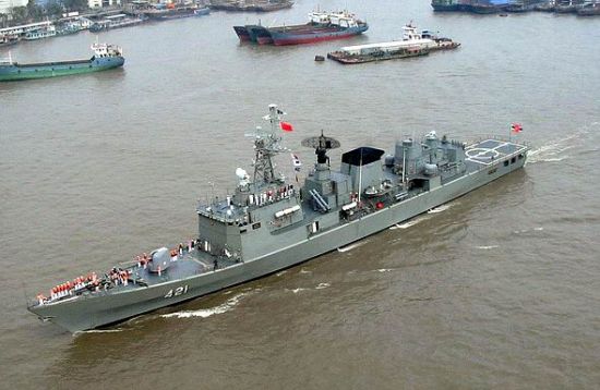 資料圖：中國為泰國建造的納萊頌恩級護衛(wèi)艦。
