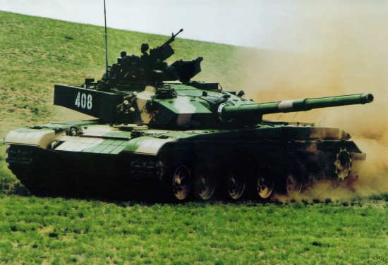 中國99式坦克人氣第一。