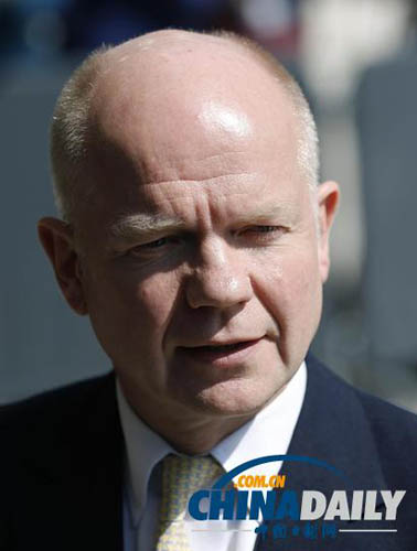 資料圖：英國外交大臣威廉·黑格。圖片來源：中國日報網(wǎng)