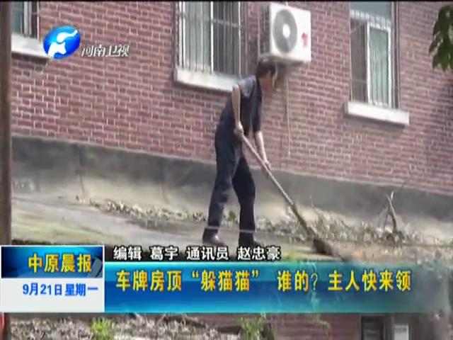 車(chē)牌房頂“躲貓貓”誰(shuí)的？