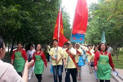 信息廣播“萬(wàn)名老人健步走”活動(dòng)