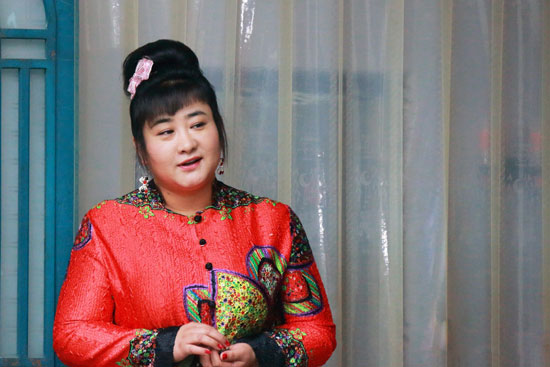 主持人香香在電視劇《嘿，真不是鬧著玩的》飾演大白鵝