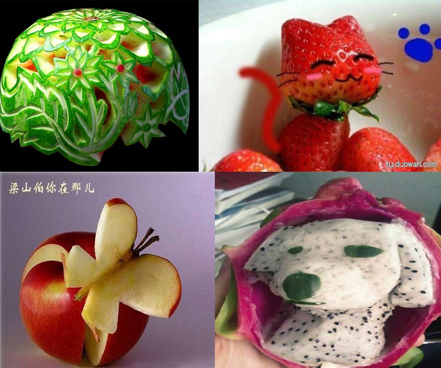 好看又爽口！那些創(chuàng)意十足的水果雕刻藝術(shù)