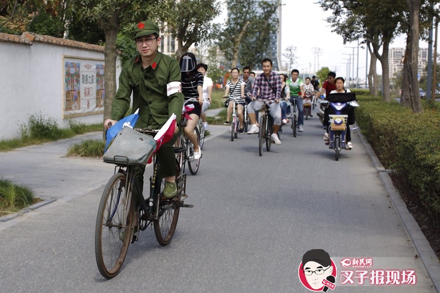 無車日復(fù)古慢騎行！懷舊style萌萌噠
