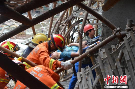 事故現(xiàn)場(chǎng)。丁強(qiáng) 攝